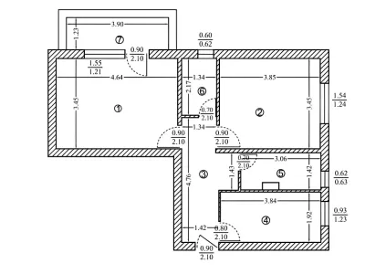 Schita plan apartament vanzare-cumparare Sector 1 Bucuresti
